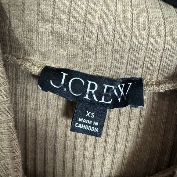 J Crew Premium Rib Turtle Neck Whipstitch Trim Top US Women's XS NEW - Picture 4 of 8